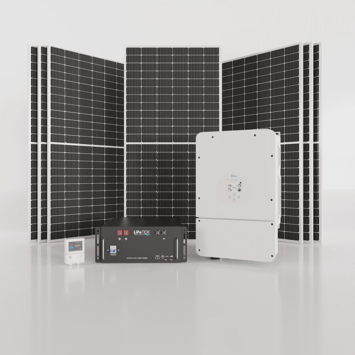 5kW-DeDeye-Solar-System-5120Wh-Lithium-Phosphate-Battery-Hybrid-Inverter-460W-JA-Solar-Panels