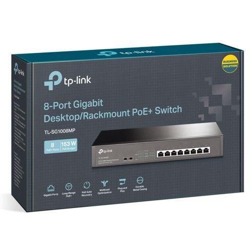 TP Link 8-Port Gigabit Desktop POE+Switch