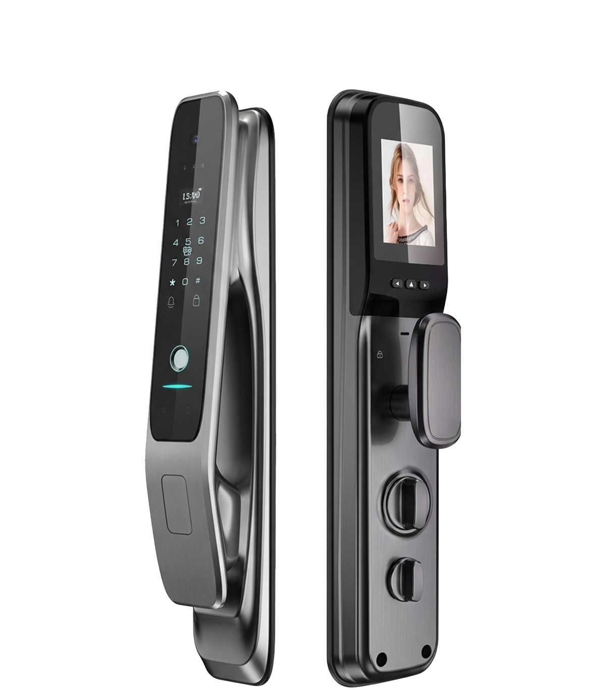 Smart Fully Automatic Door Lock with 3D Face Recognition and Camera